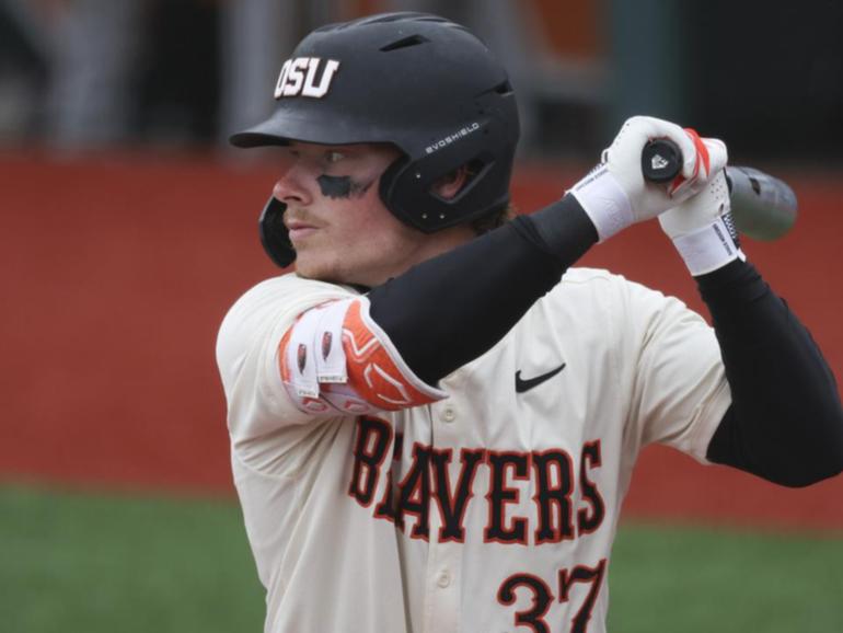 Infielder Travis Bazzana could be the first No.1 Australian pick in the Major League Baseball draft. (AP PHOTO)