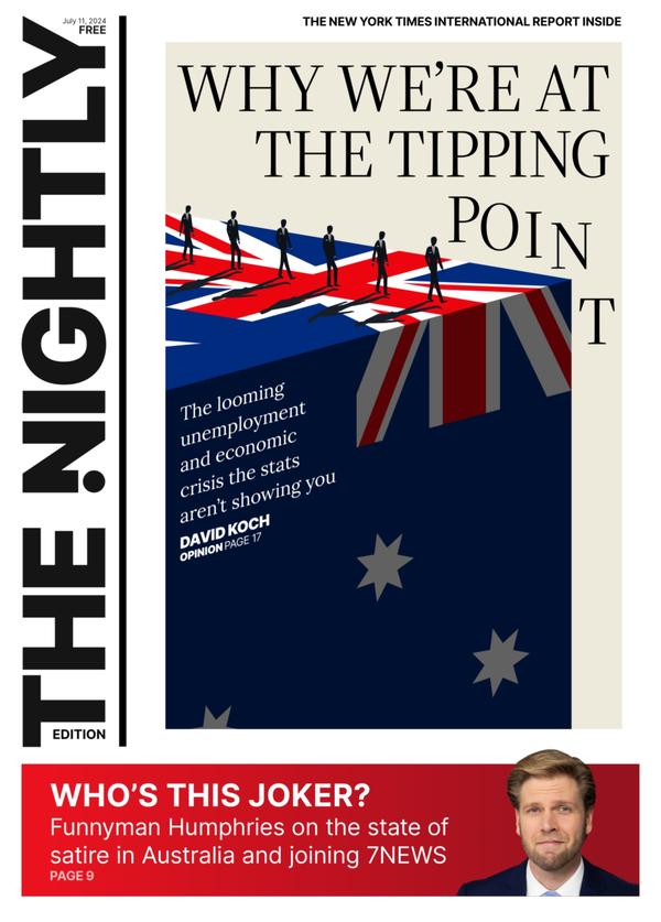 The front page of The Nightly for 11-07-2024