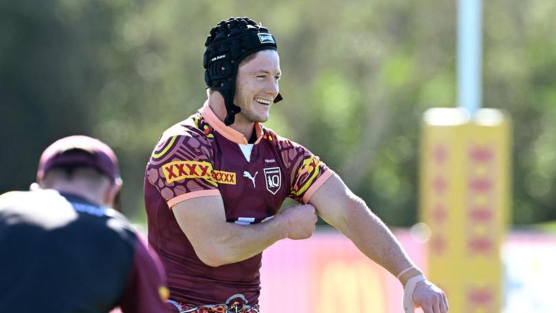 Harry Grant has trained strongly to boost his chances of playing in the Origin decider. (Dave Hunt/AAP PHOTOS)