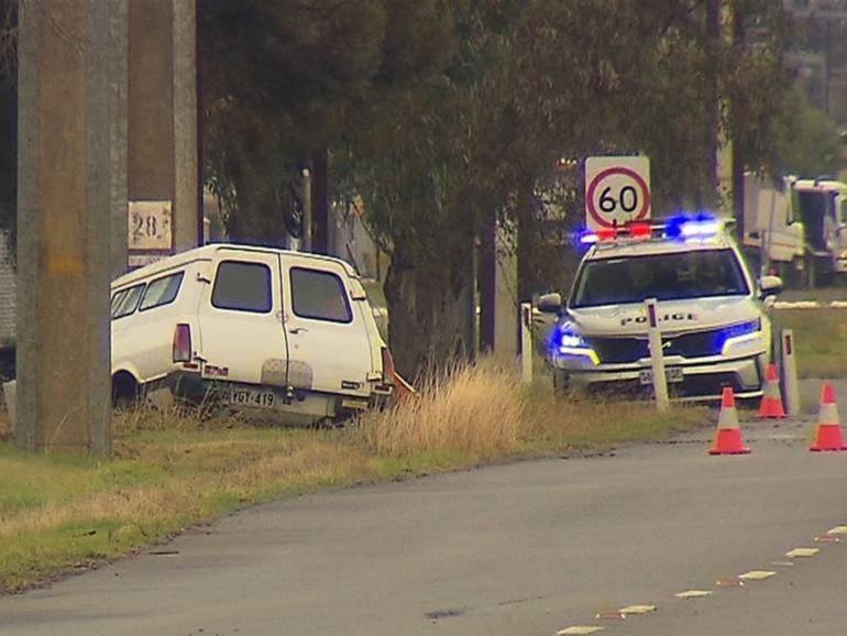 A 71-year-old man died when his car hit a Stobie pole in Adelaide’s north.