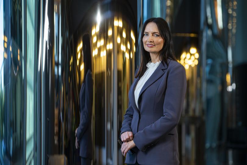 Pictures of Geraldine Slattery, who leads BHP’s Australian operations comprising iron ore, copper, nickel, metallurgical and energy coal operations in Western Australia, South Australia, Queensland and New South Wales pictured in Perth.