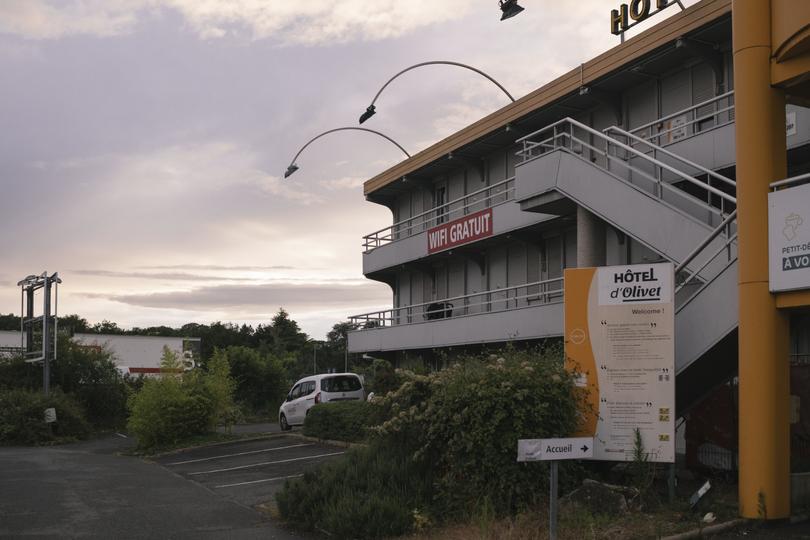 A homeless shelter outside Orlans, France.