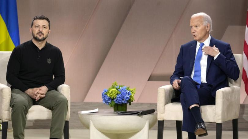 Ukrainian President Volodymyr Zelenskiy spoke to US President Joe Biden amid a NATO summit.