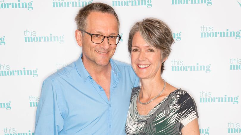 Dr Michael Mosley with his wife Dr Clare Bailey.