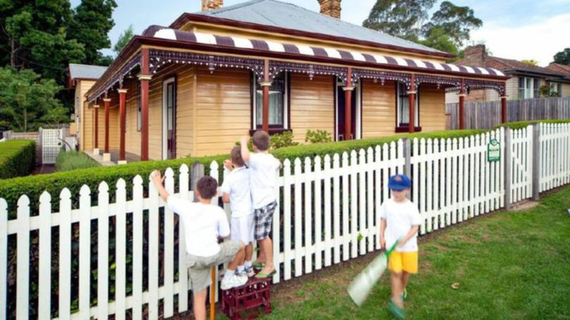 Donald Bradman lived in the Bowral home from the age of three to 15, where he developed his cricketing skills.