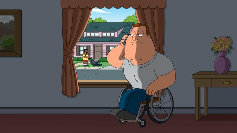 Warburton has voiced Joe Swanson in Family Guy since 1999.