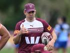 Maroons coach Billy Slater is seen during a Queensland Maroons training session on the Gold Coast, Thursday, May 30, 2024.(AAP Image/Darren England) NO ARCHIVING DARREN ENGLAND