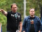 John Setka (left) resigned suddenly as head of the CFMEU in Victoria, citing false allegations. (James Ross/AAP PHOTOS)