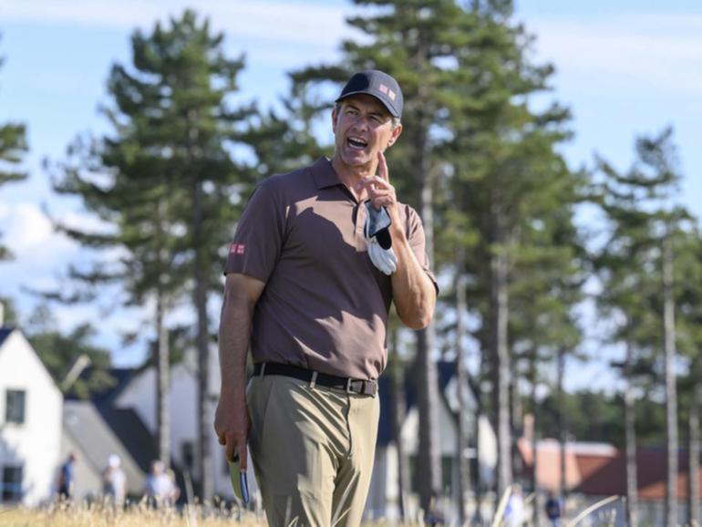 Adam Scott was left pondering what might have been after his Scottish Open near-miss. (AP PHOTO)