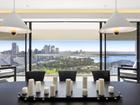 Dinner with a view is on the menu in the 40th floor apartment with views over Sydney Harbour.