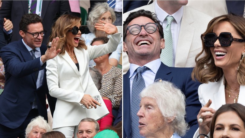 Hugh Jackman has been caught with an A-list Hollywood actress.