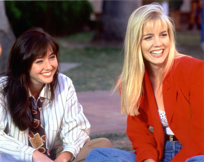 Shannen Doherty wasn't a fan of the love triangle plot between Brenda, Dylan and Kelly, played by Jennie Garth.