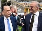 ARL Commission chief Peter V’landys with Prime Minister Anthony Albanese.