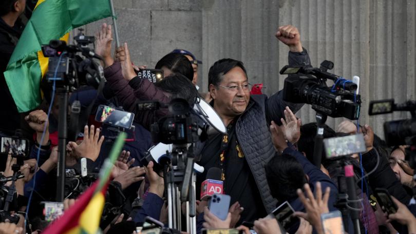 Bolivian President Luis Arce after the coup attempt.