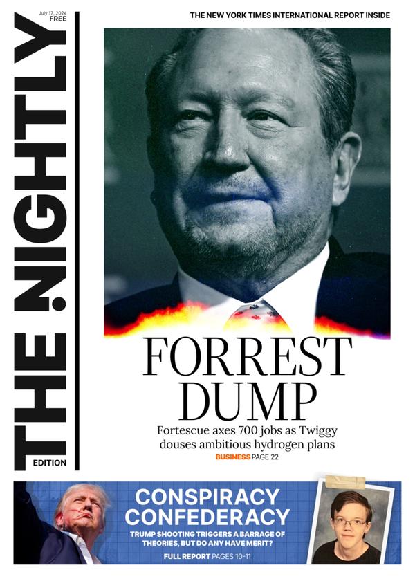 The front page of The Nightly for 17-07-2024