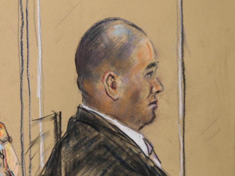 Court sketch of Tahiata (file image)
