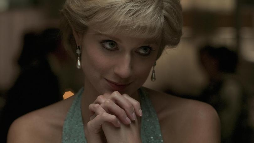 Elizabeth Debicki as Diana, Princess Of Wales, in The Crown.