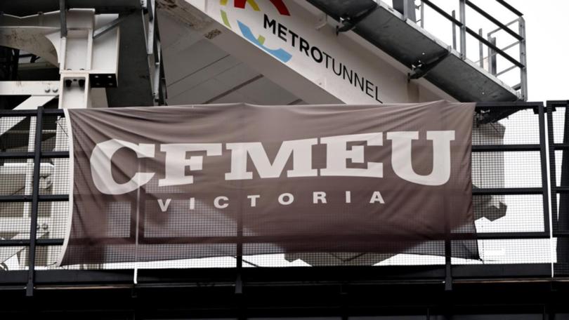 Labor's national executive meets as the government moves to install an administrator at the CFMEU. (Joel Carrett/AAP PHOTOS)