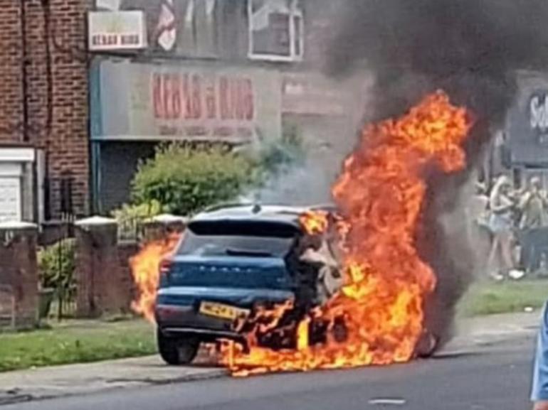 David Butler’s Volvo XC40 was only a week old when it burst into flames with his granddaughter trapped in the rear seat. Unknown