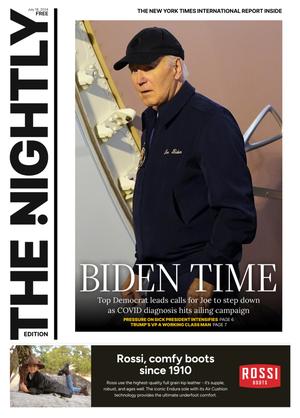 The front page of The Nightly for 18-07-2024