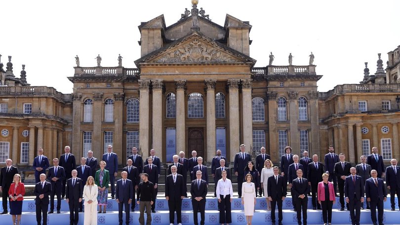 UK Prime Minister Keir Starmer hosted the European Political Community at Blenheim Palace.