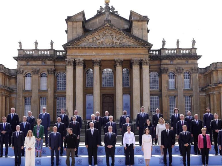 UK Prime Minister Keir Starmer hosted the European Political Community at Blenheim Palace.