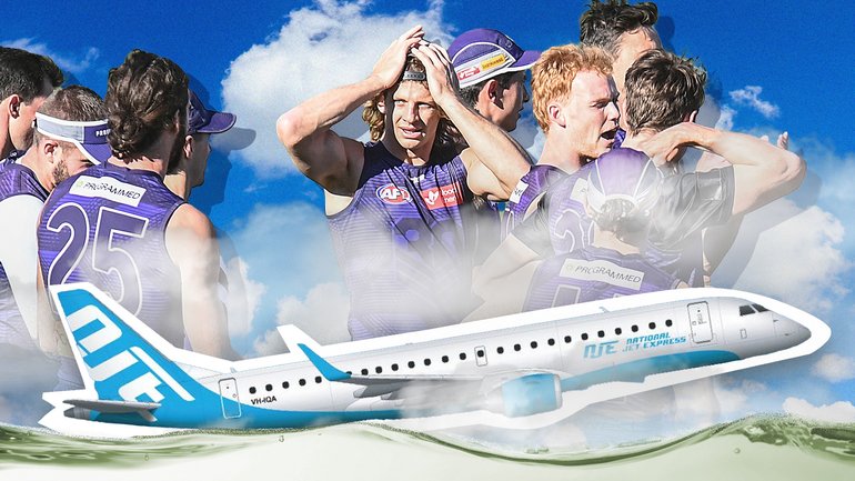 Dockers players had to urinate in the sinks on a plane flight home from Tasmania at the weekend.