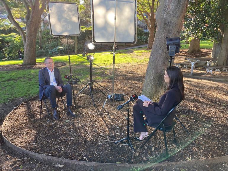 Former NSW Premier Dom Perrottet talks to 7NEWS' Amelia Bruce.