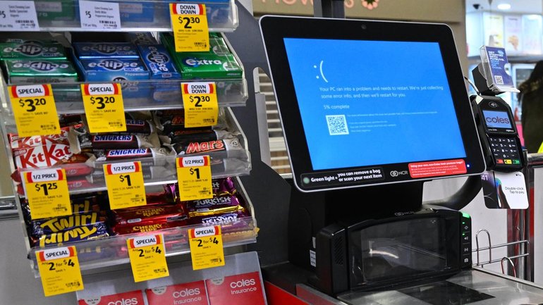 Coles point-of-sale services were among those affected by the IT outage. (Lukas Coch/AAP PHOTOS)