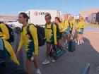 The Matildas have touched down in Paris.