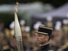 The Alsace man was suspected of "a willingness to intervene" during the Olympic torch relay.