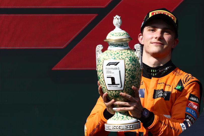 Oscar Piastri won ahead of McLaren teammate Lando Norris. 