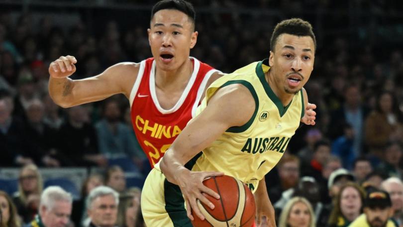 Dante Exum has received good news on the injury front, just days out from the Boomers' Games opener. (James Ross/AAP PHOTOS)