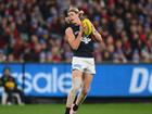 Surgery on a fractured foot means Tom De Koning will miss the rest of the AFL home-and-away season. (Morgan Hancock/AAP PHOTOS)