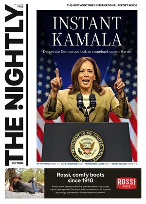 The front page of The Nightly for 22-07-2024