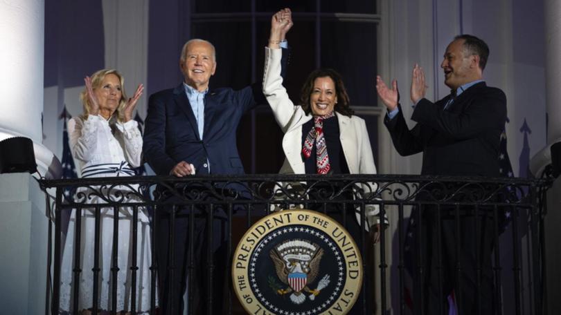 Joe Biden and Kamala Harris.