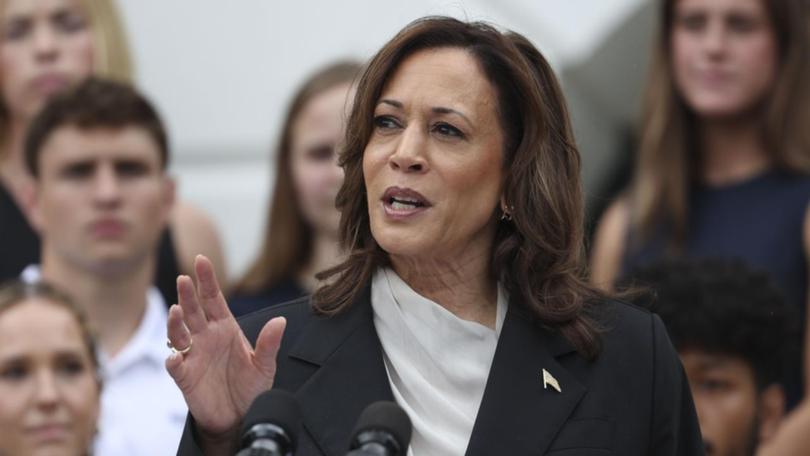 US Vice President Kamala Harris is thus far the only declared candidate for the Democrats.