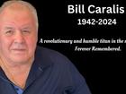 Founder, chairman and managing director of the Super Radio Network Bill Caralis has died aged 81.