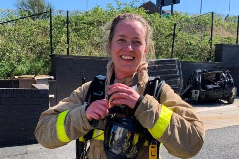 After quitting journalism Barr became a firefighter.