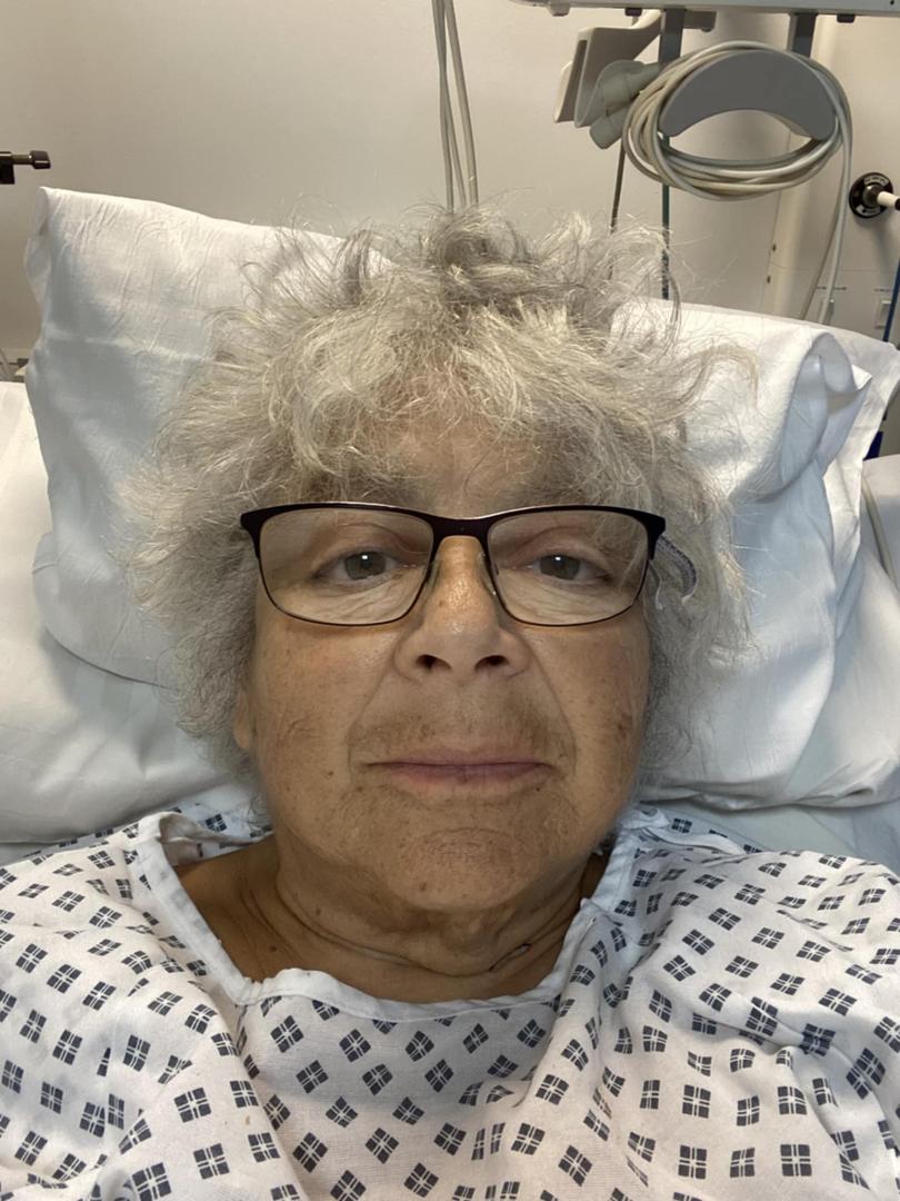 Harry Potter actress Miriam Margolyes in hospital.