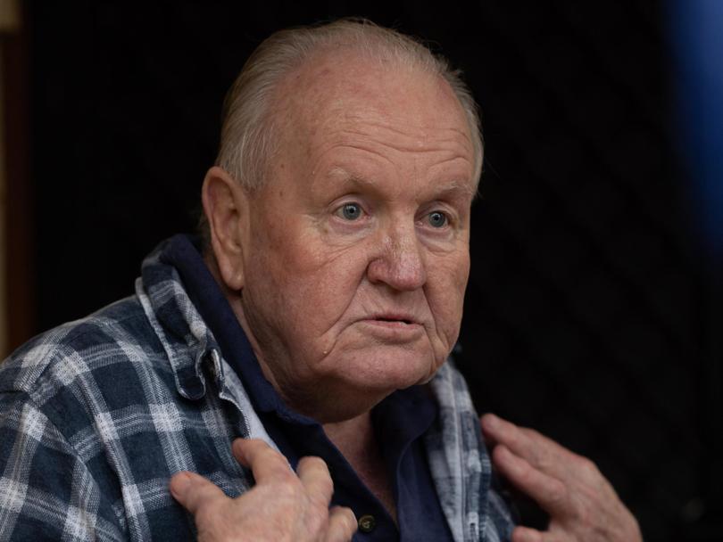 Barry, who helped his neighbour after the attack in Innaloo.