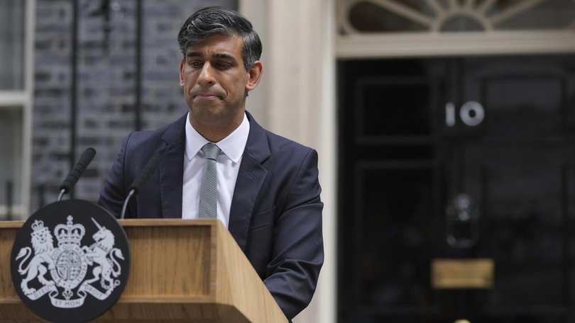 Rishi Sunak will remain acting Conservatives leader until his successor is announced in November. 