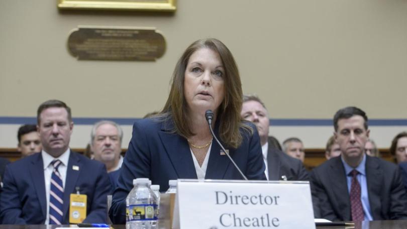 US Secret Service director Kimberly Cheatle has told a hearing her agency "failed". (AP PHOTO)