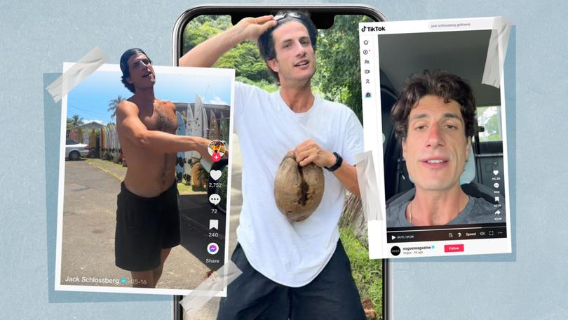 He’s one of the best connected men in the world but  things really took off for Jack Bouvier Kennedy Schlossberg when he posted a video of himself opening a coconut. 