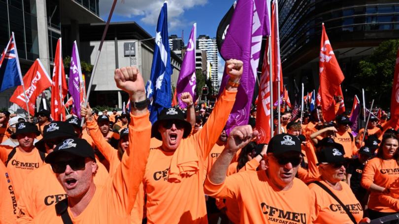 Members of the CFMEU