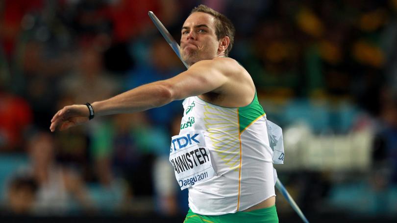  Jarrod Bannister of Australia competes in the men's javelin final during day eight of 13th IAAF World Athletics Championships at Daegu Stadium on September 3, 2011 in Daegu, South Korea.  