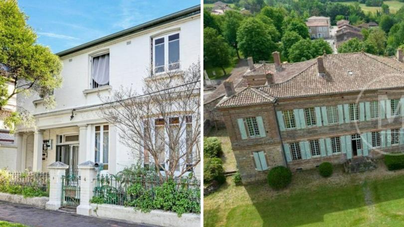 That’s right, for the price of French grandeur, you could snag a two-storey, Sydney ‘renovator’s delight’ with potential — but plenty of sweat equity is required.