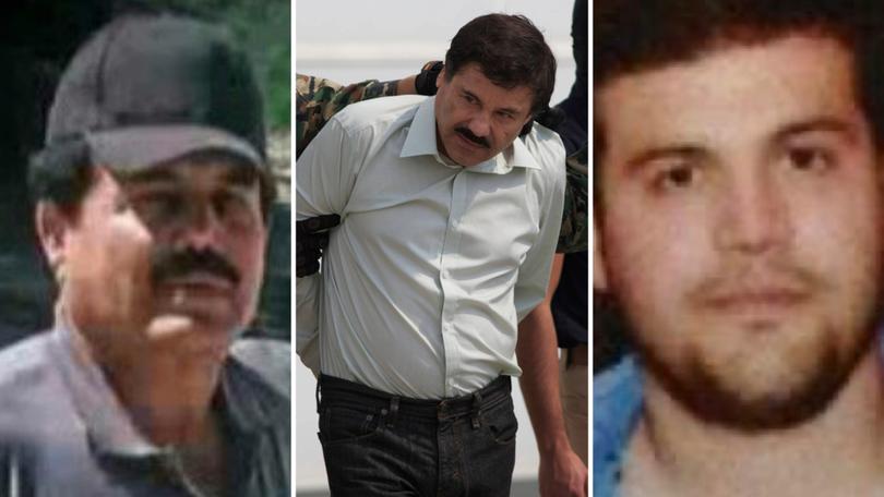 From left: Ismael “El Mayo” Zambada, Joaquin "El Chapo" Guzman and Joaquín Guzmán López.