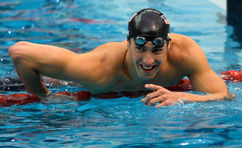 Michael Phelps set world records in all but one event.