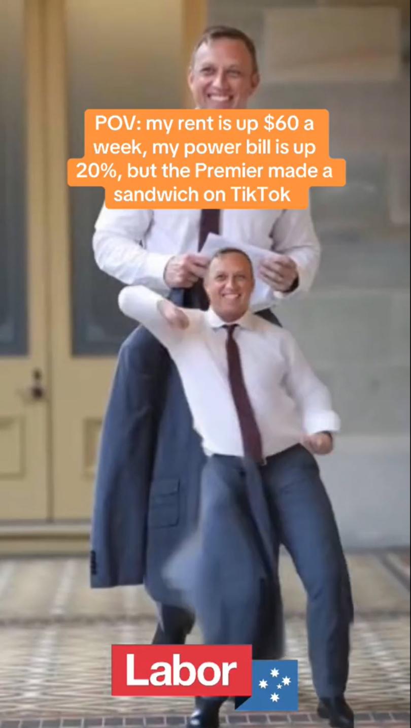 The Queensland LNP made an AI video published to TikTok of Queensland Premier Steven Miles dancing.